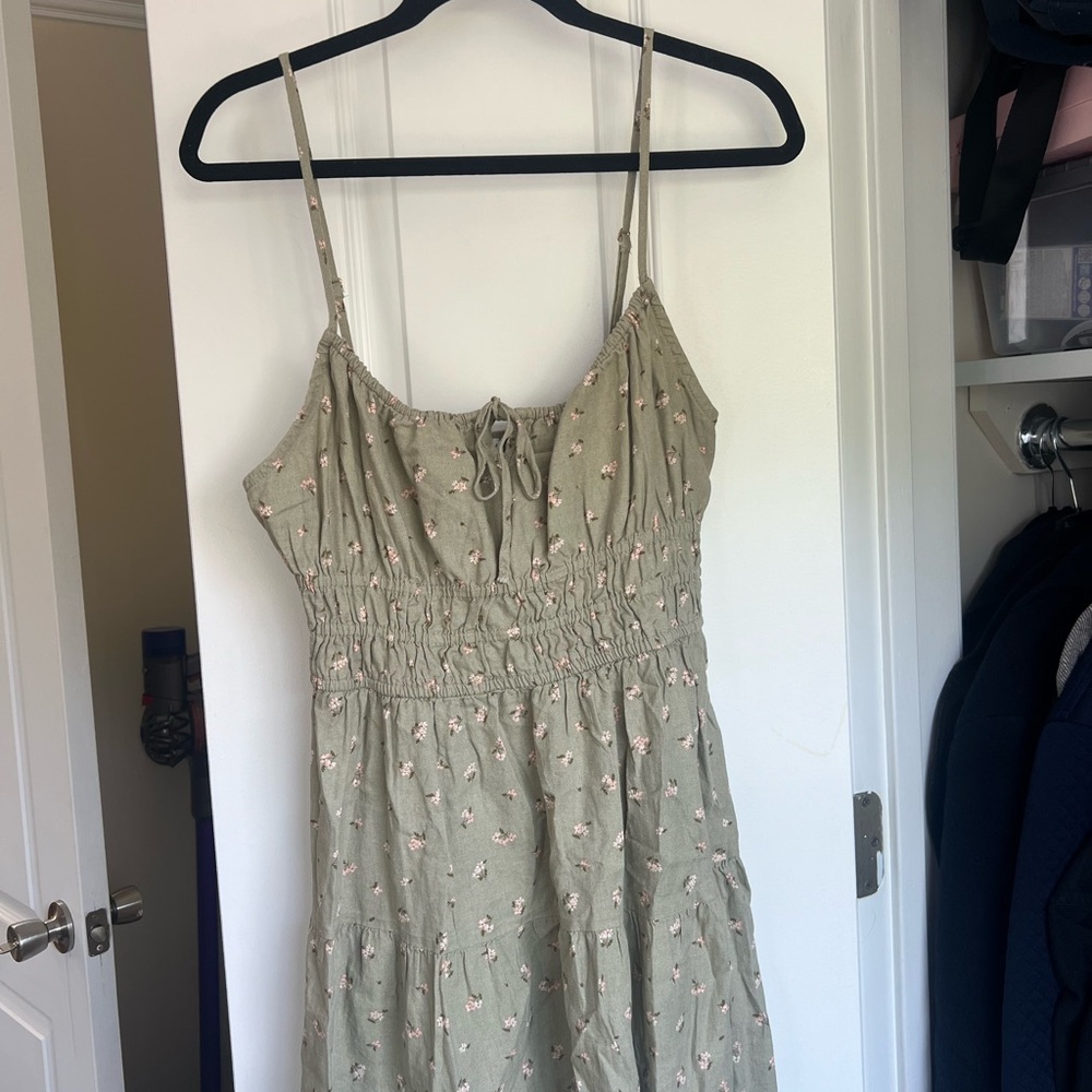Cotton On Floral Green Summer Dress